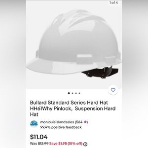 NWT 🚧 BULLARD Standard Series Hard Hat